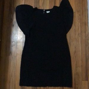 J. Crew Black Dress with Sleeves